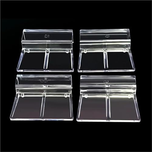 60 Pcs Acrylic Support Brackets for Fish Tank – Hold Rimless Aquarium Glass Cover Lid(A1)