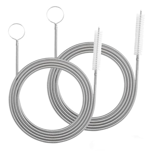 2 Pack 80 Inch Flexible Drain Brush, Sunroof Drain Cleaning Tool for Ice Maker, Refrigerator & AC Drain Line - style: 80 IN