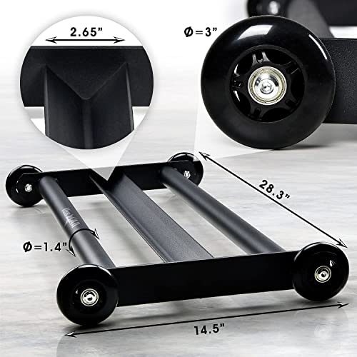 Yes4All Glute Ham Glider, Exercise Wheels for Home Gym Fitness, Glute Hamstring, Booty Building - color: A. Glute Ham Glider, style: A. Glute Ham Glider 1