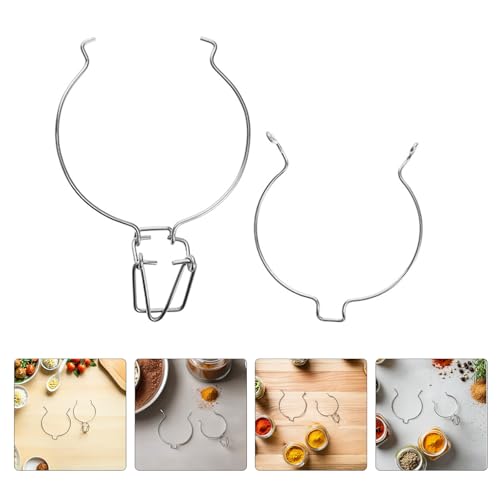 BESPORTBLE 5pcs Large Metal Spring Buckle Clips for Glass Storage Jars 500ml+ Stainless Steel Airtight Seal Wire Clamps for Food Canning and Kitchen Pantry