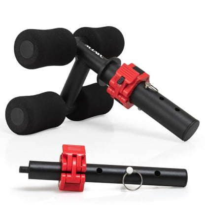Tib Bar, Tibialis Trainer, Tibia Dorsi Calf Machine for 1 & 2 Inch Plates - color: Black