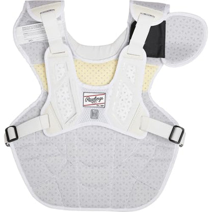 Rawlings | MACH Catcher's Chest Protector | Baseball - color: White/White, style: Adult - 17"