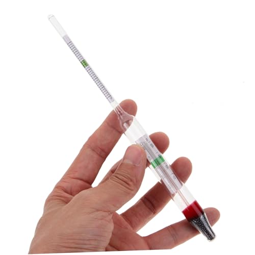 STOBAZA 1set Salimeter Test Tool Measuring Cylinder Aquarium Hydrometer for Accurate Salt Density Measurement Fish Tanks and Aquaculture