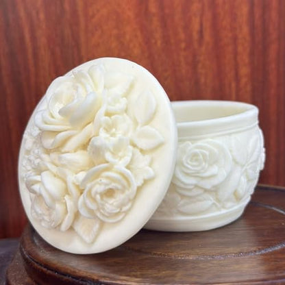 Jewelry Storage Tank Flower Jewelry Box Necklace Ring Storage Jar Jewelry Display Box Home Decor Ornaments Storage Container