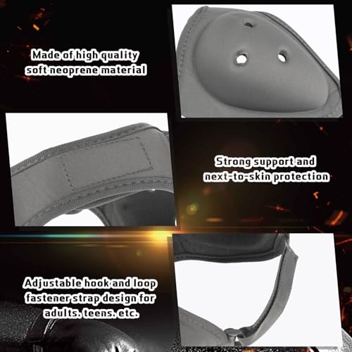 Jerify 2 Pcs Wrestling Headgear for Kid Youth, Grey - color: Grey