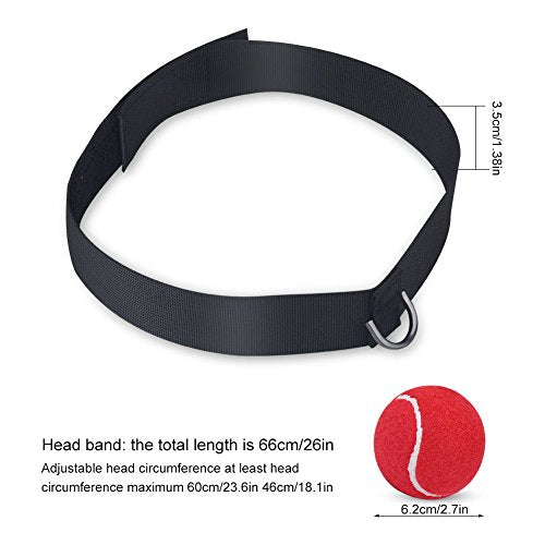 Boxing Reflex Ball, Boxing Fight Reflex Ball with Headband, Boxing Training Punching Ball Equipment to Improve Speed