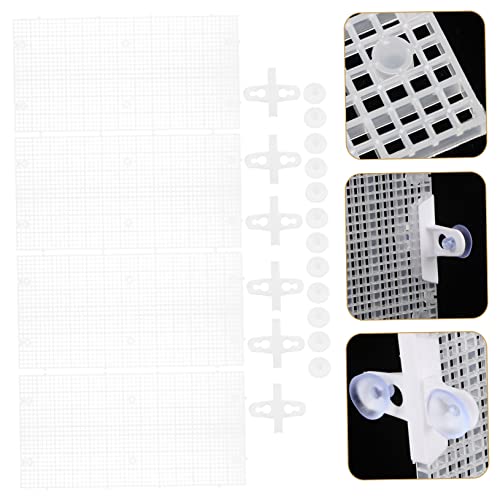 4pcs Aquarium Divider Cups Fish Tank Isolation Board for Breeding and Separation Easy Installation and Adaptability Suitable for Various Aquatic Environments