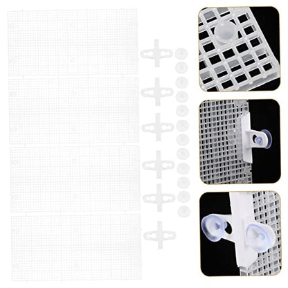 4pcs Aquarium Divider Cups Fish Tank Isolation Board for Breeding and Separation Easy Installation and Adaptability Suitable for Various Aquatic Environments