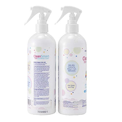 CleanSmart Toy Disinfectant, Hypochlorous Acid Spray, 16 oz (2 pack)