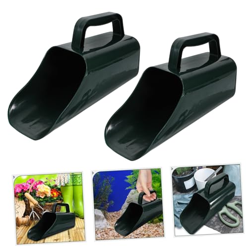 FRCOLOR 2pcs Fish Tank Shovel Tool Ergonomic Aquarium Sediment Cleaning Bucket for Easy Dredging and Gardening Practical and Multifunctional