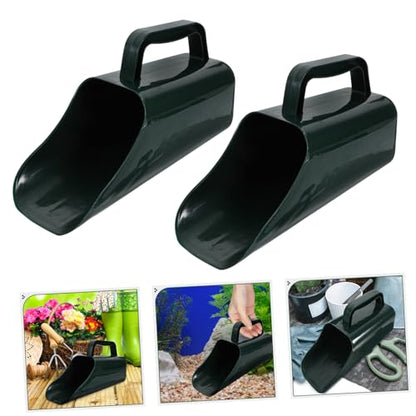 FRCOLOR 2pcs Fish Tank Shovel Tool Ergonomic Aquarium Sediment Cleaning Bucket for Easy Dredging and Gardening Practical and Multifunctional