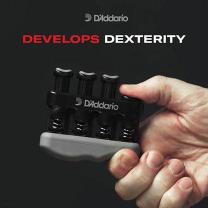 D'Addario Varigrip Finger Strengthener with Fiddilink | Builds finger strength, coordination and calluses with simulated strings and adjustable resistance.