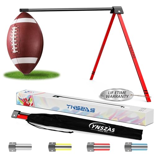 𝙉𝙀𝙒 Football Kicking Tee, Portable Field Goal Kicking Holder Stand, Kickoff Tee Compatible with All Football Sizes, Football Training Practice Equipment for Adult & Youth - color: Red, size: 2 PCS