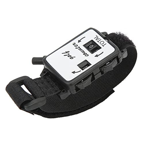 Swing Stroke Counter 4 Pack | Manual Score Keeper Watch for Players | Portable Wrist Monitor with Putting & Stroke Count | Lightweight Plastic Design