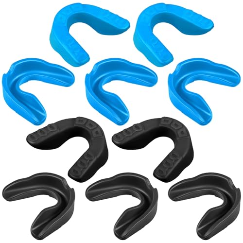 Frienda Adult Mouth Guards for Sports with Case - color: Blue, Black