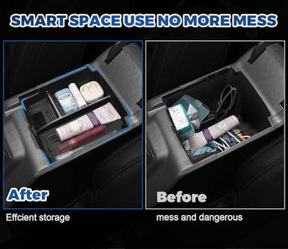 2026 Upgrade Center Console Organizer fit for 2025 2026 Ford Bronco 4 Door - size: Single