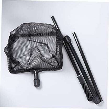 Aquarium Durable Fish Tank Tools Kit with Gravel Rake Scraper Plant Fork Sponge Brush Net for Easy Aquarium Maintenance Green