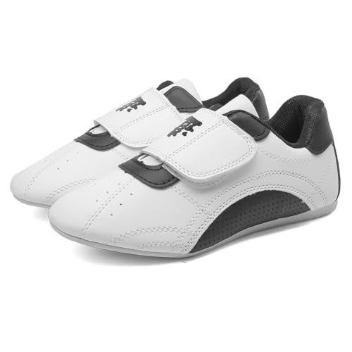 MSMAX Taekwondo Shoes Light Weight Boxing Karate Kung Fu Tai Chi Training Sneakers - size: 13 M US Little Kid