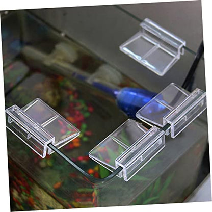 PRETYZOOM 20pcs Acrylic Fish Tank Cover Support Bracket Aquarium Rack and for Fish for Tanks Cover Frame