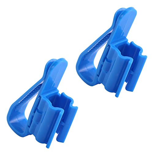 Plastic Adjustable Water Pipe Tube Clamp,2PCS Fish Tank Mounting Clip, Multifunction Tube Clip, Hose Holder for Inflow Outflow Water Pipe Tube Firmly, Suitable for 8mm to 16mm Hoses, Tube Clip Tu