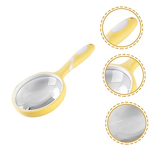 Portable Handheld Magnifier Sturdy Reading Magnifier for Boys and Girls and Elderly Home Tool