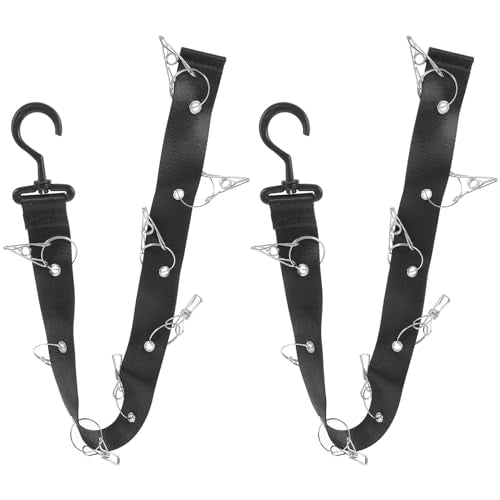 STOBAZA 2pcs Multi-functional Hockey Gear Drying Rack Portable Hanging Organizer for Sports Equipment for Outdoor Camping and Home Use
