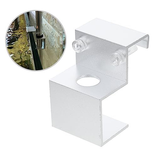 1pc Stainless Steel Water Clamp for Fish Tank Multifunctional Fixing Clip for Aquarium Water Holder Secure Hose Fixator and Tube Stability