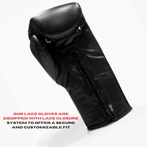 G-Boxing Italia 100 GSS1 Sparring Gloves - Lace - Mens Womens Boxing Lace up Gloves, Ideal for Punch Bag, Sparring Training and Mitts Pads Workout