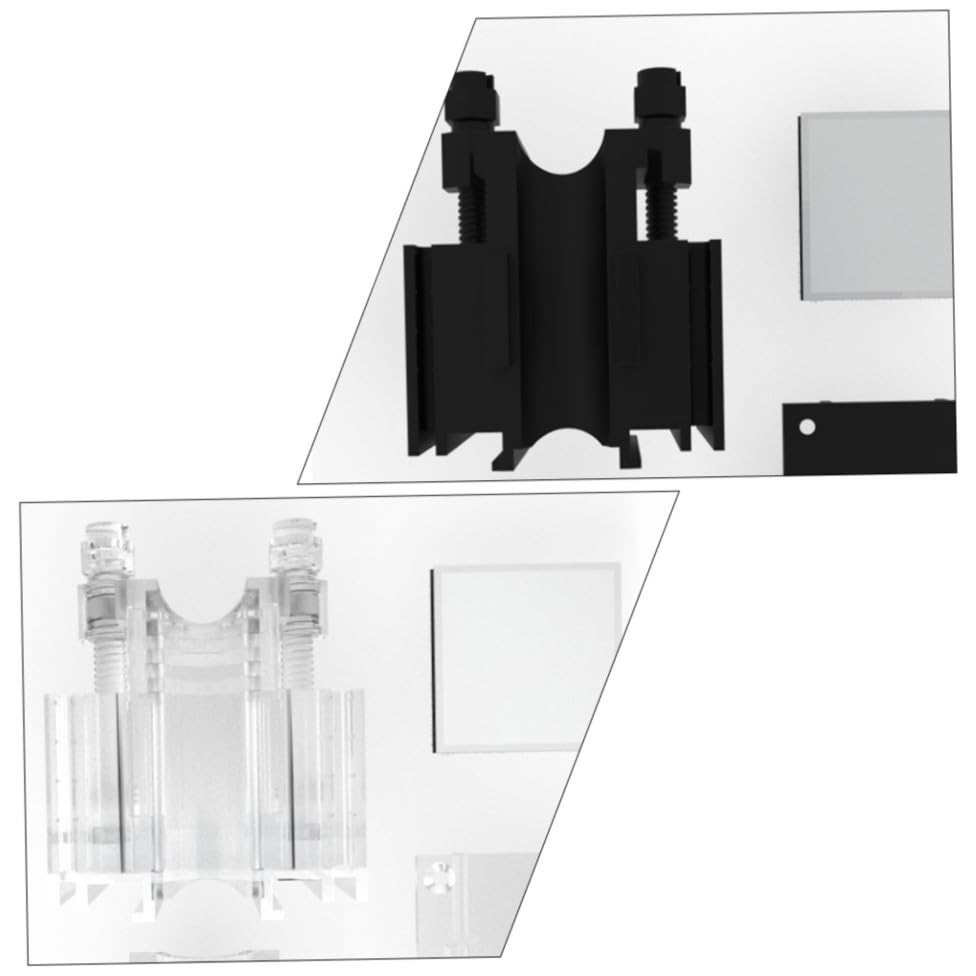 balacoo 2pcs Fish Tank Clips Aquarium Fixed Clips for Change Holders Groove Design for Wire Organization and Secure Hose Fixation