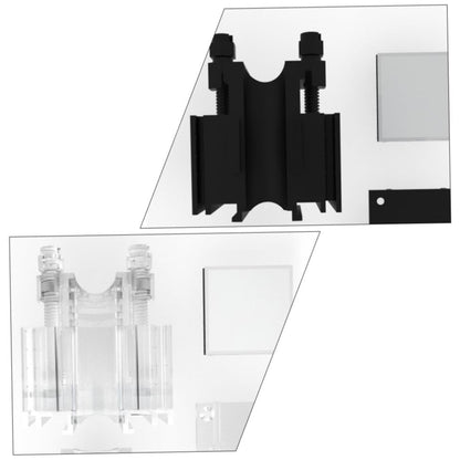 balacoo 2pcs Fish Tank Clips Aquarium Fixed Clips for Change Holders Groove Design for Wire Organization and Secure Hose Fixation