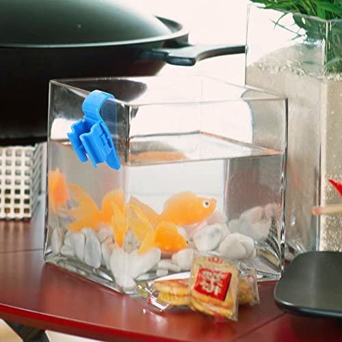 4pcs Multi-functional Aquarium Clips for Fish Tanks Hose Holder for Tubing Easy Installation Water Fixed Clips for Aquariums Lightweight and Space-saving Design