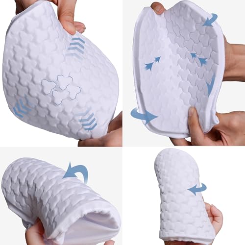 Basketball Long Knee Pads Compression Leg Sleeves Protector - color: White, size: X-Small
