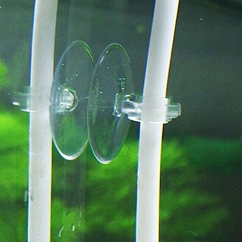 Aquarium Fish Tank Suction Cup Clips Air Tube Holders Reusable Hose Holder Clips for Fish Tank, Air Line Tubing