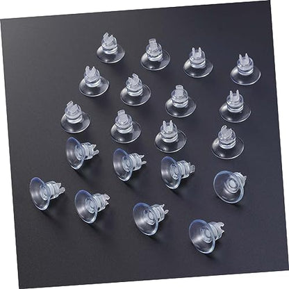 YARNOW 18pcs Aquarium Cup Clips for Airline Tubing Fish Tank Hose Holder Sturdy Material Easy to Install for Oxygen Tubes