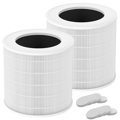 A2005 HEPA Replacement Filter,Compatible With A2005 Purifier Covers Upto 549 Ft², H13 HEPA and Activated carbon Filter, 2 Pack