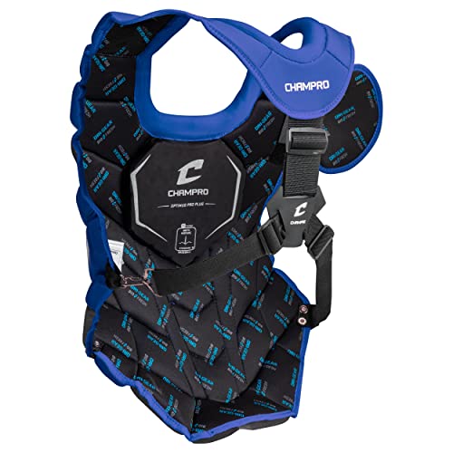 Champro Optimus Pro Plus Chest Protector - color: Royal, size: Intermediate (15.5")