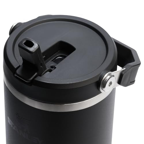STANLEY IceFlow 2.0 Flip Straw Tumbler, 40 oz, Black 2.0 - color: Black 2.0, size: 40 Ounces