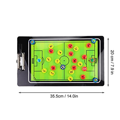 Dilwe Soccer Magnetic Board,Football Coaching Board for Competition Training Teaching Coaching