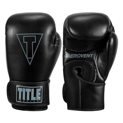 TITLE Boxing Vegan Fitness Bag Gloves - Vegan Punching Bag Gloves, Kickboxing Gloves, Heavy Bag Gloves, Boxing Gloves for Men and Women, Boxing, MMA, Kickboxing, Fitness, Taekwondo, Karate Equipment - color: Black, size: 16 oz