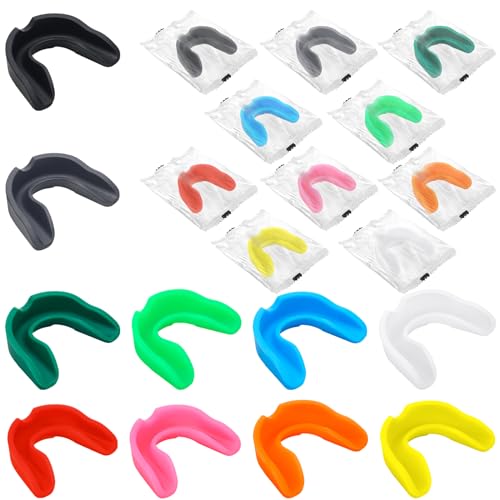 Frienda 10 Pcs Sports Mouth Guards, Teeth Armor for Boxing, Football