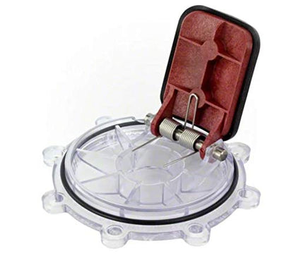 ATIE Pool 7056 Check Valve Cover with Flapper Assembly Compatible with Jandy Check Valve 7235, 7236, 7305, 7511, 7512 (Includes P/N: 7451 Flapper, 7302 Spring, 7304 Pin, 7236 Cover, and 1132 O-Ring)