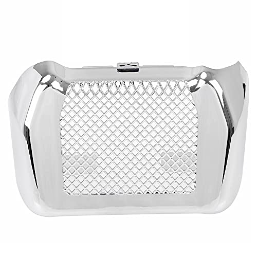 Chrome Oil Cooler Cover Case with Bracket for Harley Touring Road King FLHR Street Glide FLHX Road Glide FLHXS FLTRX FLTRXS 2017-2023 - color: Chrome