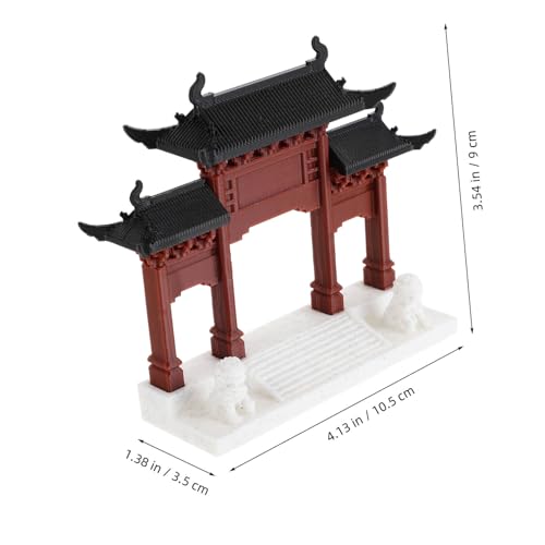 MAGICLULU Mini Chinese Bridge Ornament for Aquarium Japanese Style Fish Tank Decor Zen Home Decor DIY Terrarium Accessory