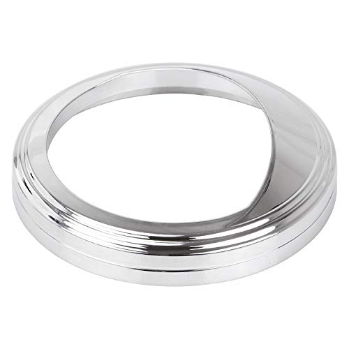5 inch Speedometer Gauge Tank Mounted Cover Trim Ring Bezel Aluminum Chrome Compatible with Harley Electra Glide Deluxe Dyna Wide Glide - size: Chrome