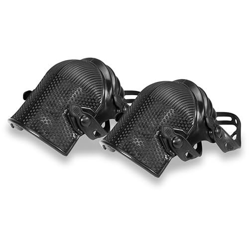 BARWALT Ultralight Roofing Knee Pads, Work Knee Pads, Assembled in the USA | Rebuildable, Patterned Nonskid Grip Surface, Won't Collect Particles, Folding Accordion Top, For Construction, BWT21210 - style: KN-5 Ultralight