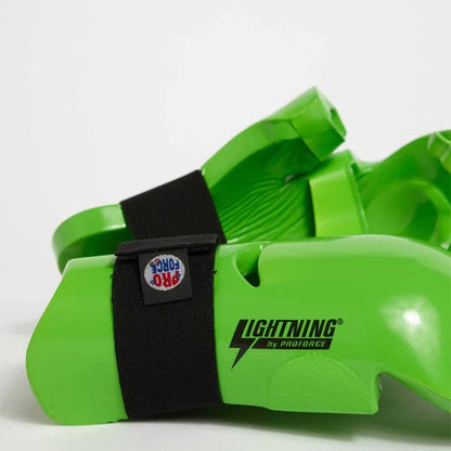 ProForce Lightning Punches Karate/Martial Arts Sparring Gloves - color: Green, size: Large