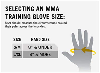 PFG Ultimate Series MMA Sparring Gloves - Boxing MMA Muay Thai Bag Work - color: All Black, size: Small-Medium