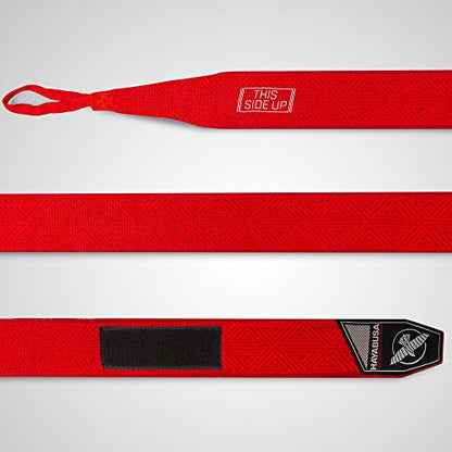 Hayabusa 4.0 Perfect Stretch Boxing Hand Wraps | Boxing Hand Wraps, Boxing Wraps, Muay Thai Hand Wraps, Wrist Wraps Boxing, Hand Wraps for Boxing Gloves, 180 Inch Hand Wraps - color: Red Maze, size: 180"