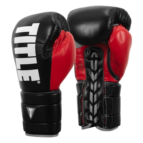 TITLE Boxing Leather Enforcer Pro Sparring Boxing Gloves - size: 18 oz