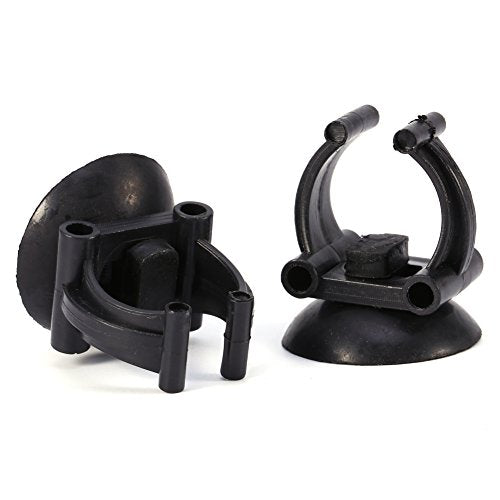 Silicon Suction Cup Sucker Clips, Holder Aquarium Fish Tank Air Line Pipe Tubing, Let You Easily Raise Fish at Home, for Standard Airline Tubing Clear Air Hose Holder